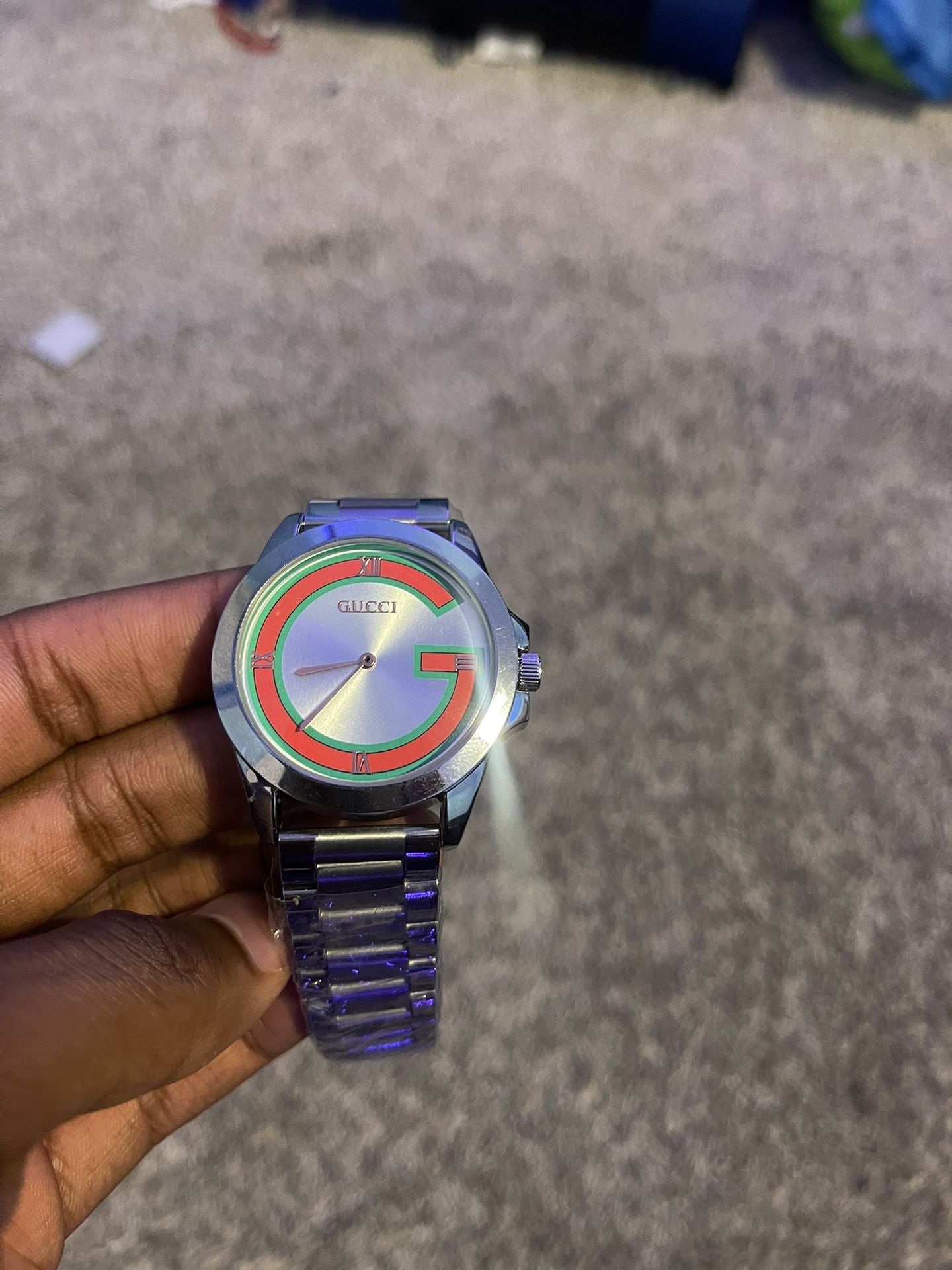 Silver Designer Watch