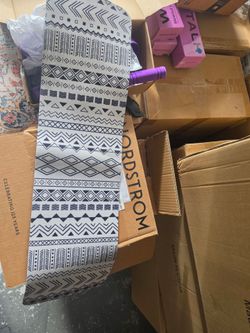 Stair mats 8x30 inch 15 pcs with Geometric Tribal Print