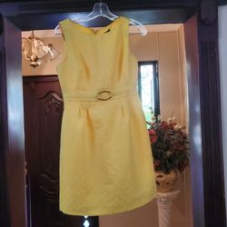 Yellow Tahari Dress