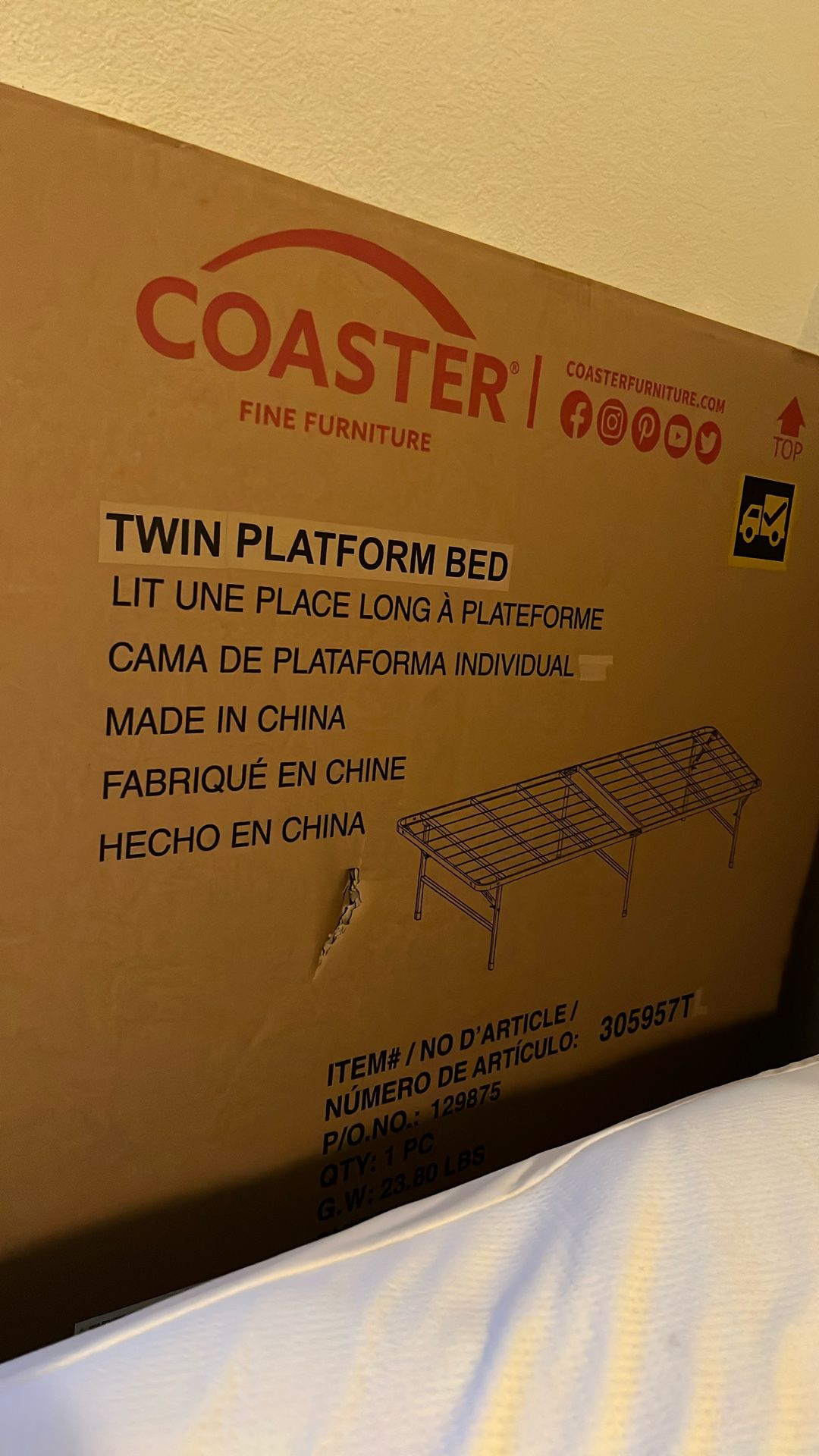 (2) twin Platform Beds