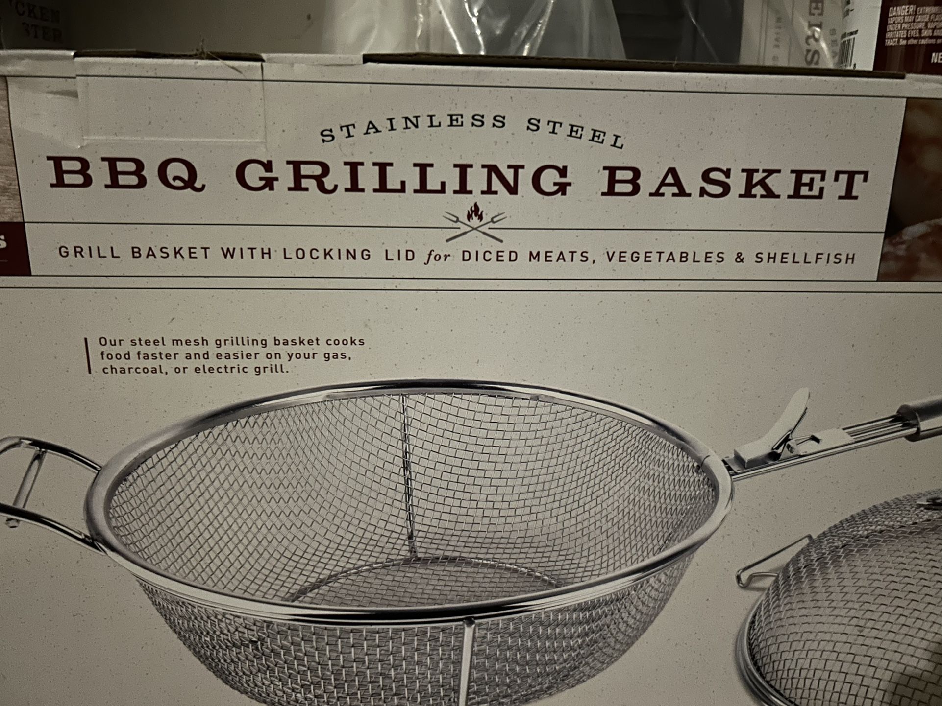 Parini Grilling Basket With Lid