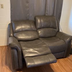 ASHLEE RECLINER CHAIRS/65” TV/SOUND BAR AND SPEAKERS AND TABLE/KITCHEN TABLE AND CHAIRS