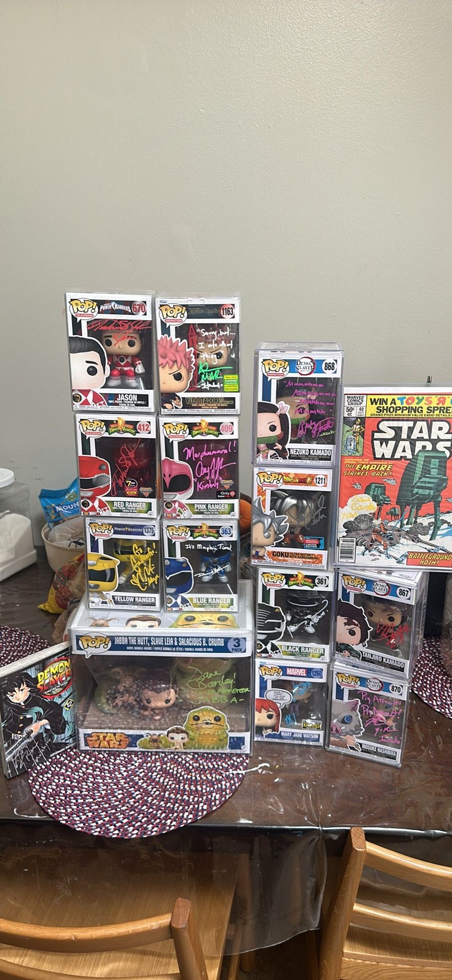 Funko Pop With Signatures