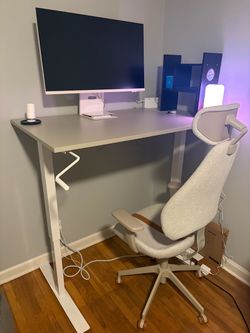 IKEA Standing Desk and office chair