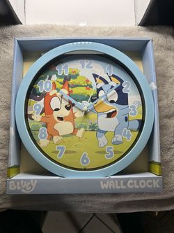Bluey Wall clock With Bingo