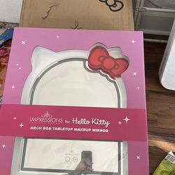 Hello kitty arch vanity mirror