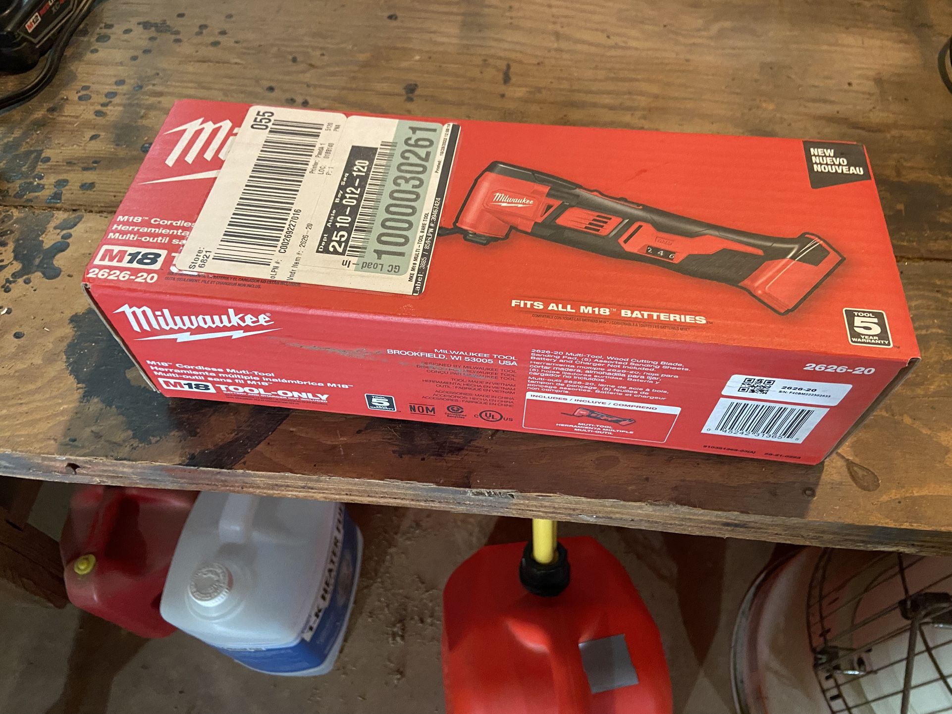 Milwaukee M18 cordless multi tool
