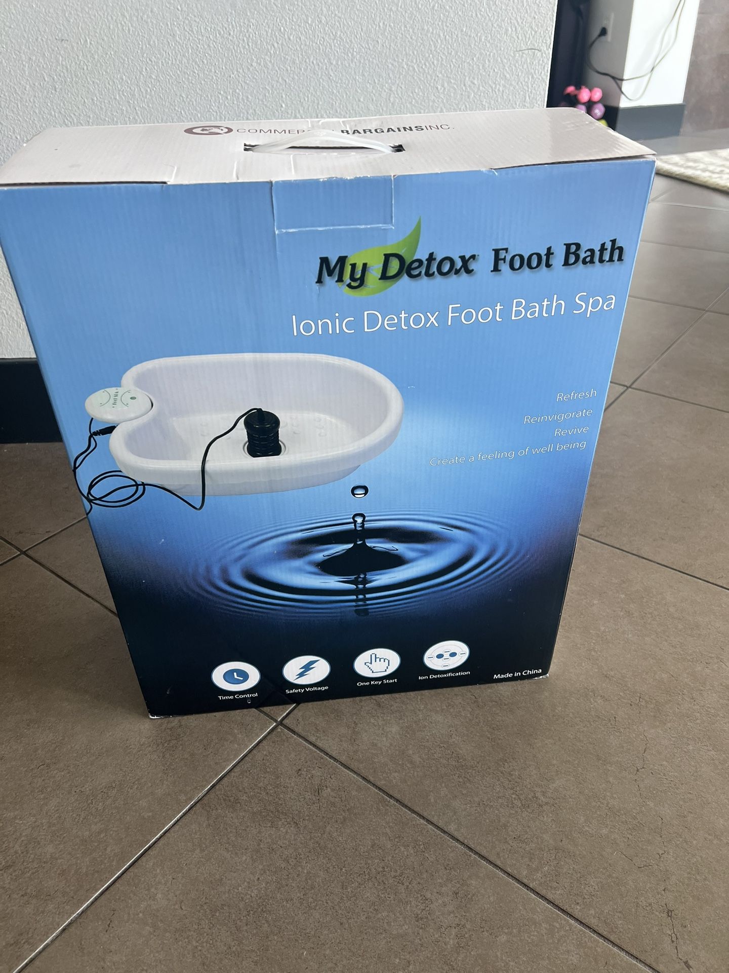 My Detox Ionic Foot Bath