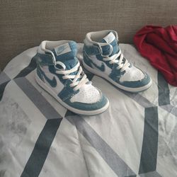 Jordan 1 High OG Denim Toddler Size 10c 