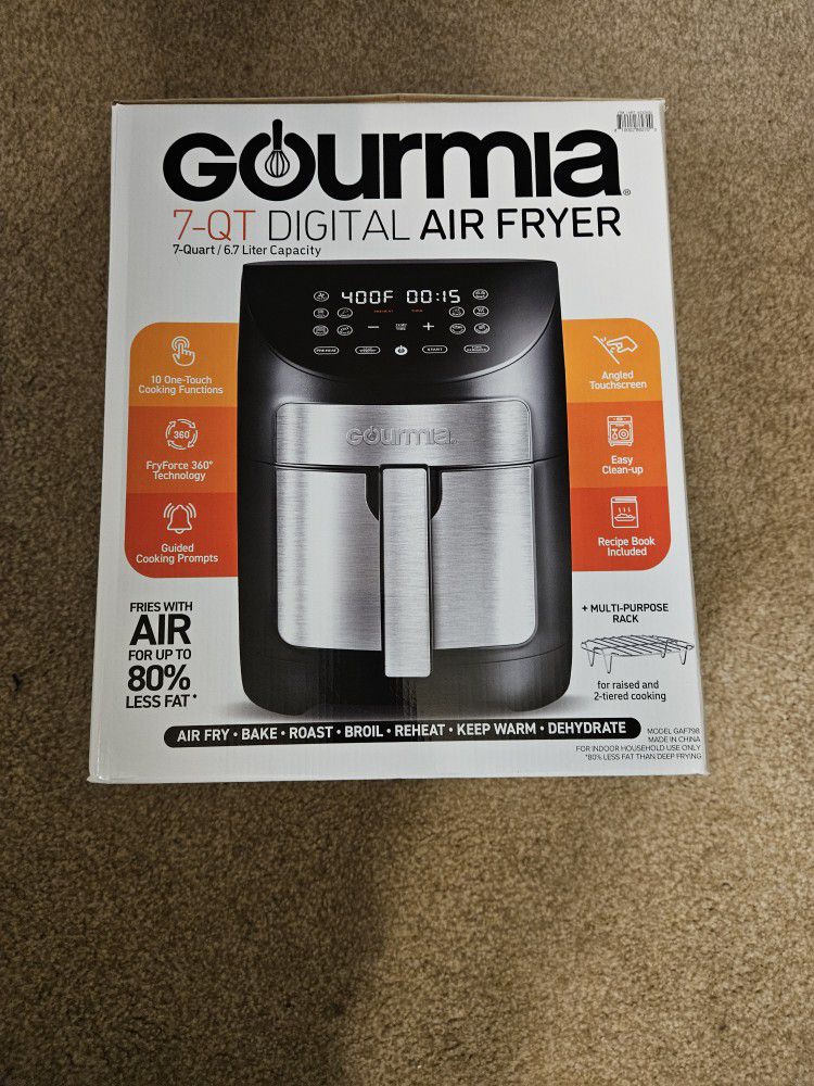 Gourmia 7 QT (6.7 Liter Capacity)Digital Air Fryer