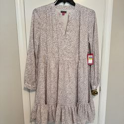 Vince Camuto Leapord Print Dress Size M
