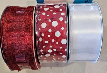 2.5" Wide X 75 Yards Wired Ribbon 