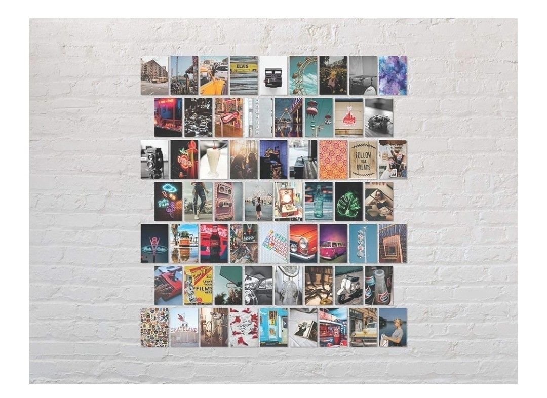 Indie Room Decor for Bedroom Aesthetic Teen - 60 4x6 Photo - Indie Posters - Indie Decor - Indie Wall Decor for Bedroom - Bedroom Decor - Wall Art