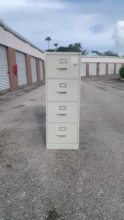 Hon metal 4 drawer filing cabinet