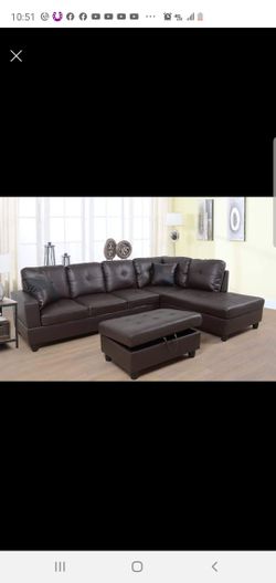 Sectional and Ottoman