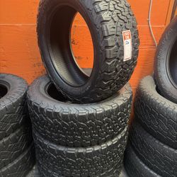 285/55R20 BF Goodrich Ko2 A/T Full Tire Set