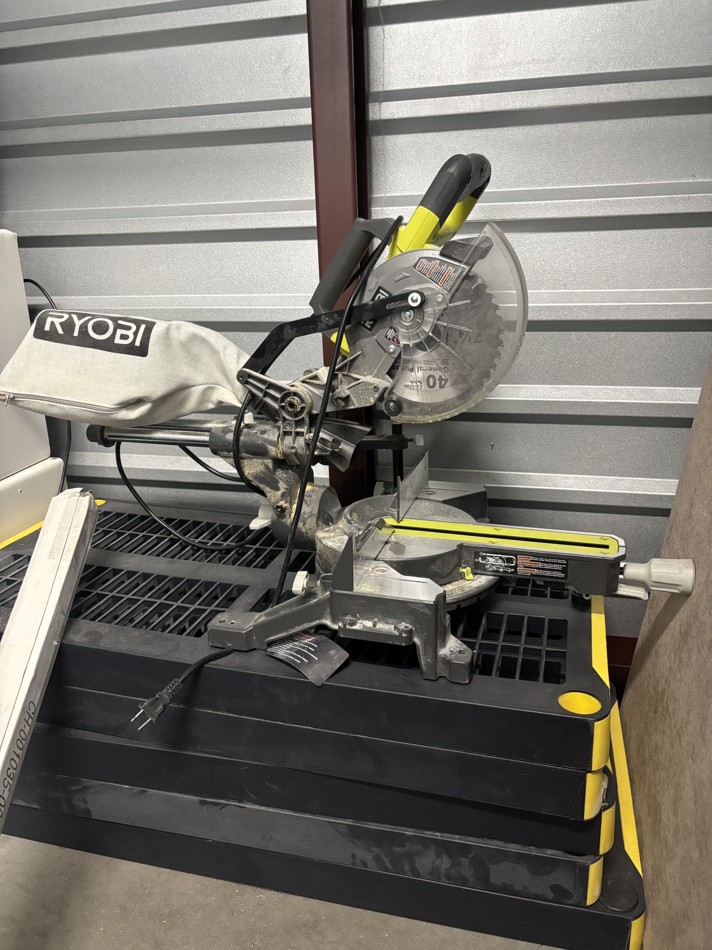 15 Amp 12 in. Corded Sliding Compound Miter Saw with LED Cutline Indicator