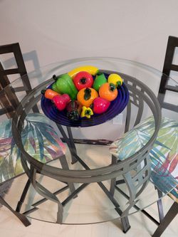 3-Piece Bistro BarTable and Matching Chair Set