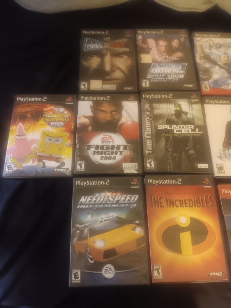 PS2 Games 10 Each