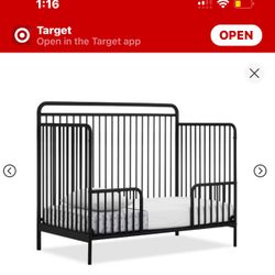 Black Baby Crib