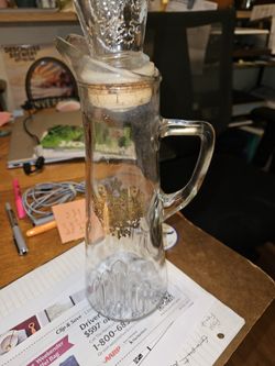 Vintage Seagram's 7 Crown Whiskey Glass Decanter