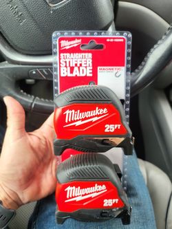 2 25 Ft Milwaukee Measuring Tape