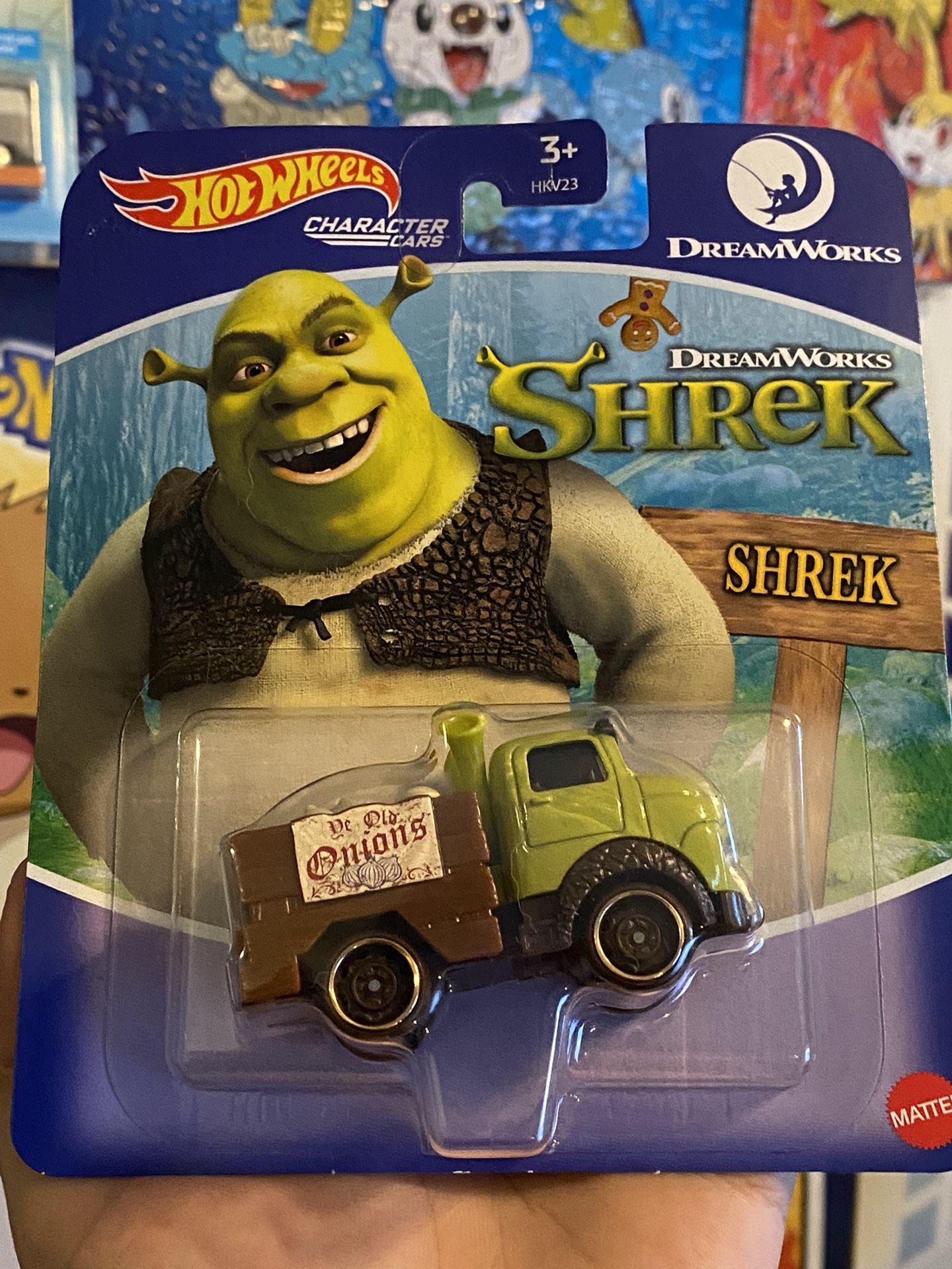 Hot Wheels Shrek  Green  - 2022 DreamWorks Character Cars