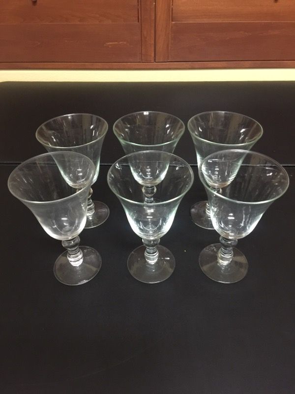 Waterford Style Crystal Glasses - Set Of 5