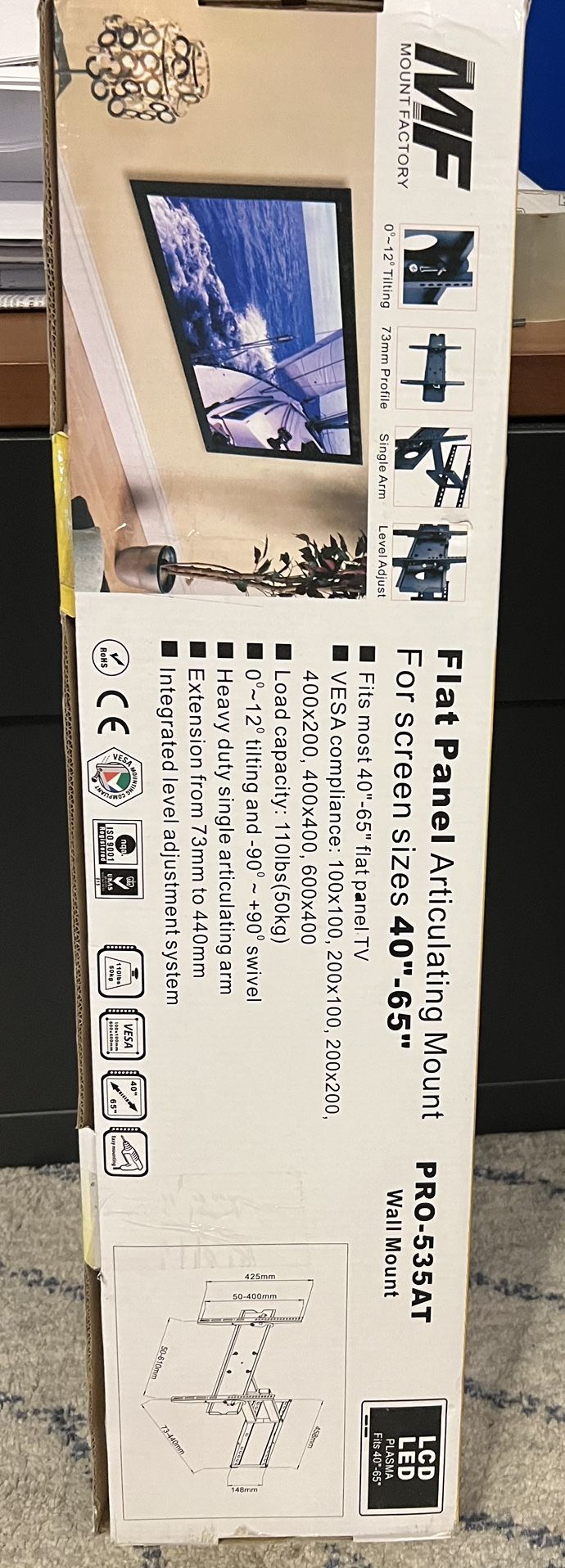 Universal Mount For LCD, LED & Plasma TVs 