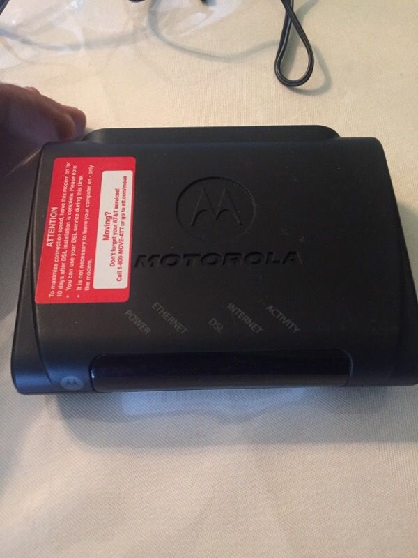 Motorola internet modem