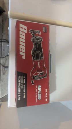 Bauer Reciprocating Saw
