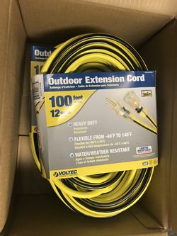 100Ft. Extension cord 12/3GA