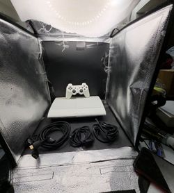 Sony PlayStation 3 Super Slim White Console with Controller