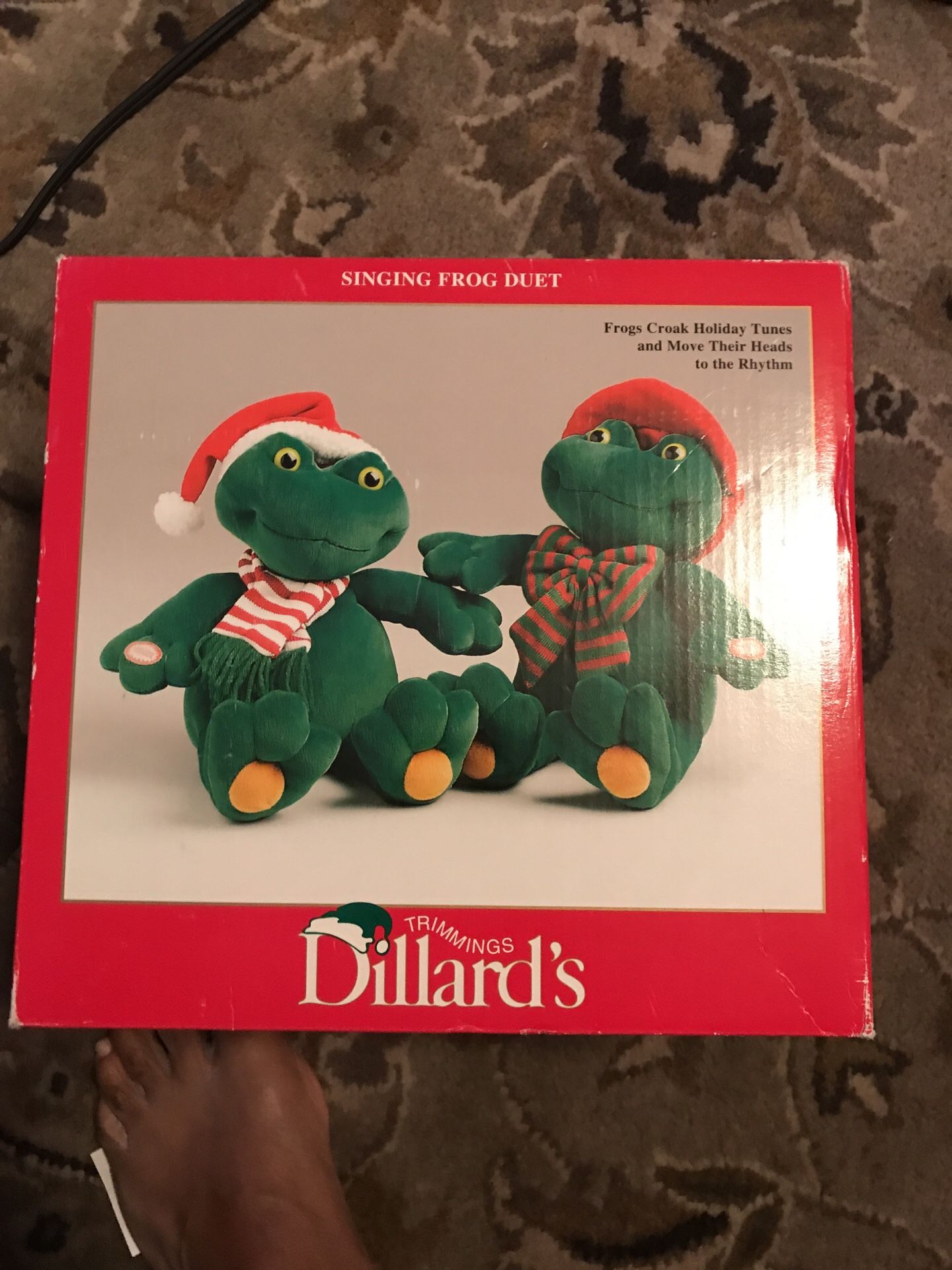 Singing frogs