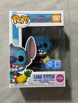 Luau Stitch (Flocked) Funko Pop #1567