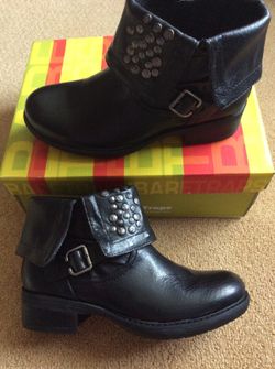 BareTraps black studded boots NIB