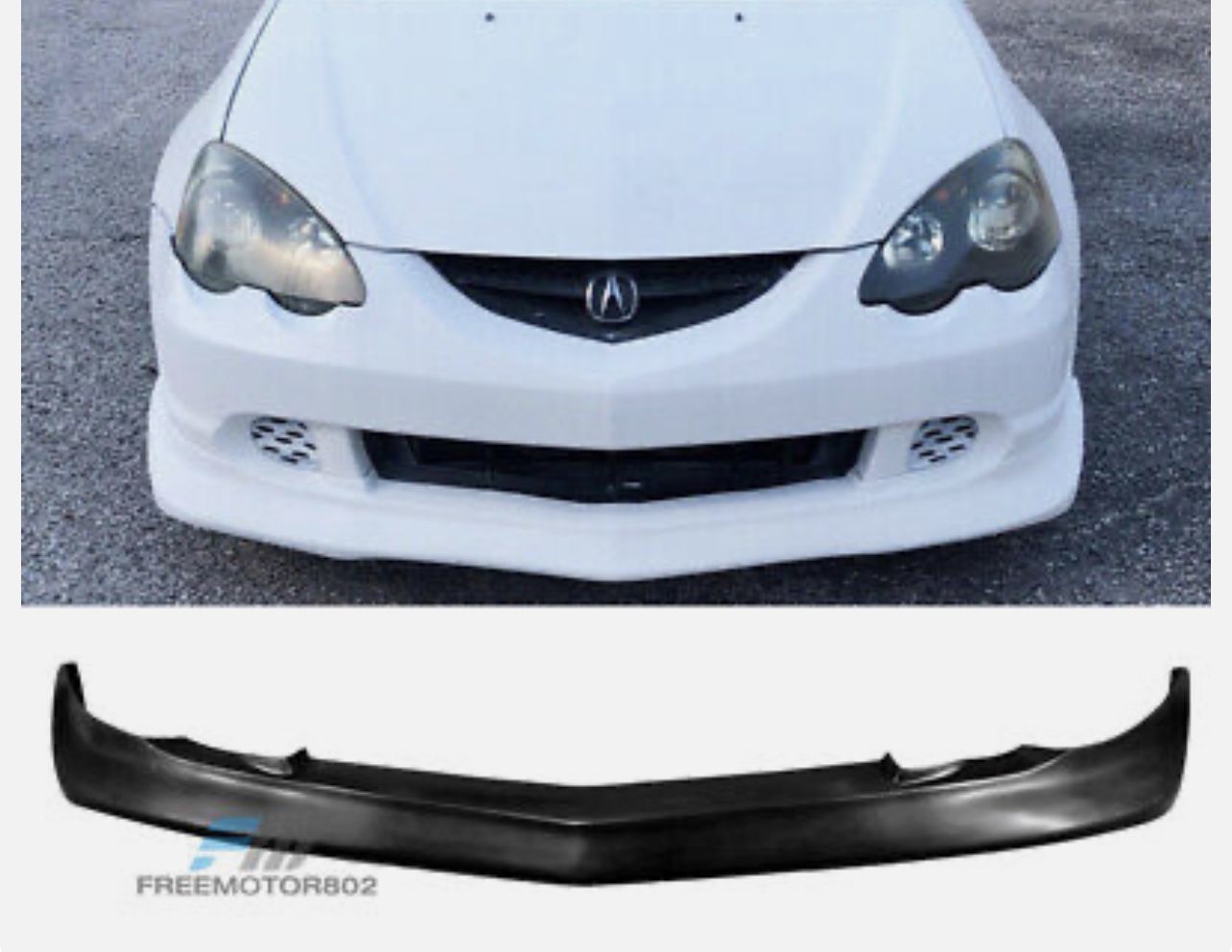 02-04 Acura RSX DC5 Mugen Style PU JDM Front Bumper Lip Spoiler free-motor802 99.3% Positive feedback