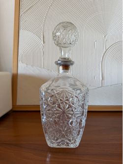 Vintage Decanter Crystal