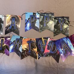Black Panther Birthday Sign