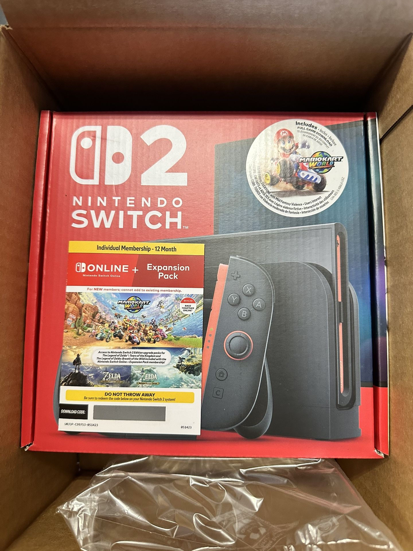 Nintendo Switch 2, Costco Bundle With Receipt +extras