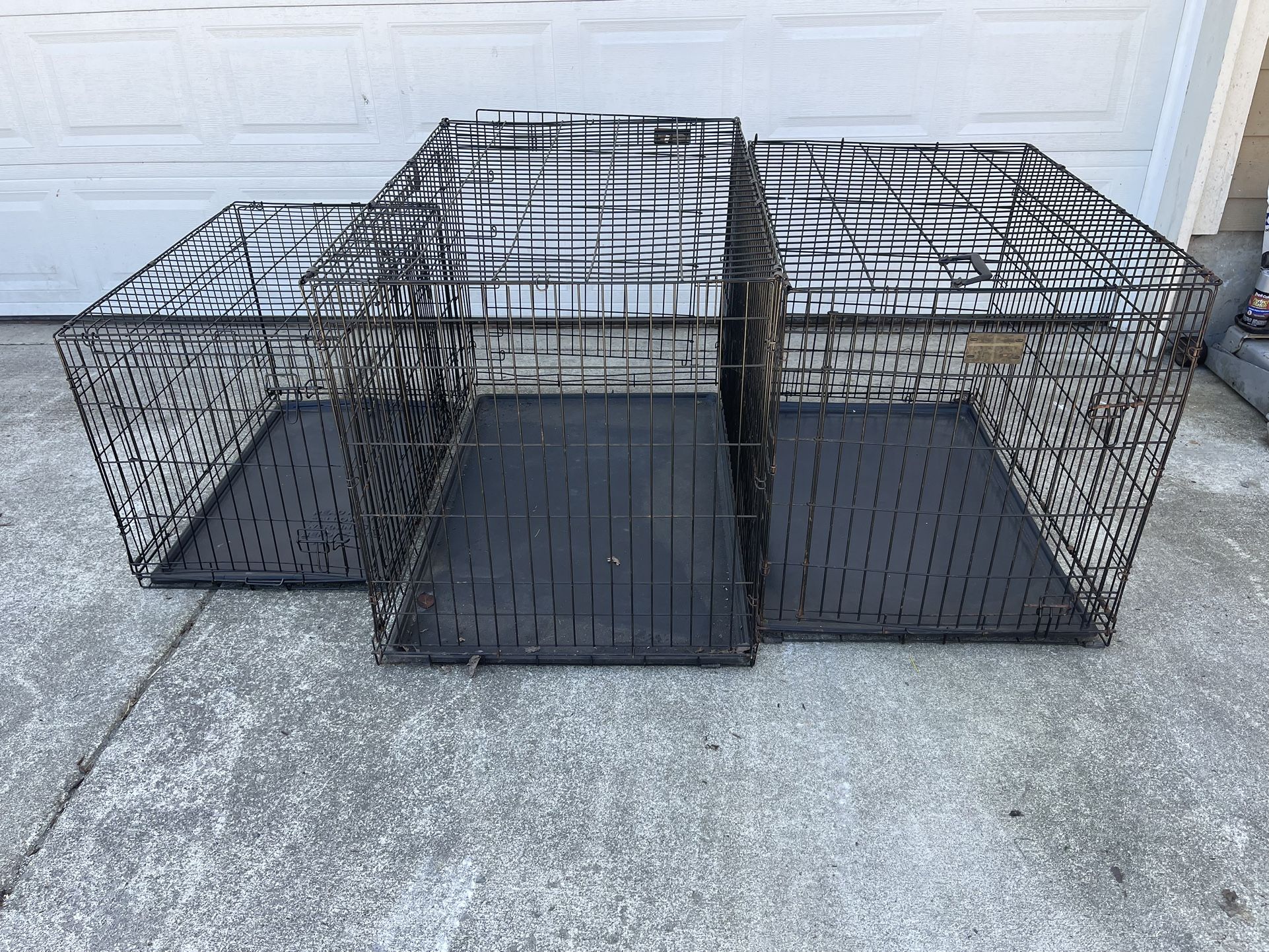 3 Dog Crates For Sale