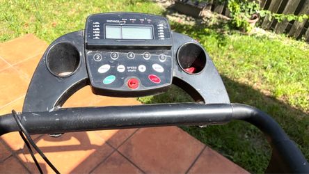 Black Treadmill with Digital Console