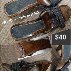 Wood High Heel 