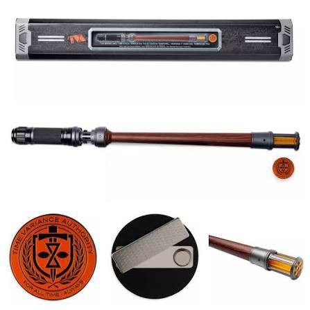 Disney Parks Avengers TVA Badge and Time Stick Set – Loki