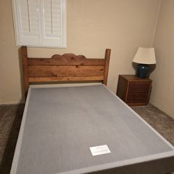 Queen Bedframe And Box Springs