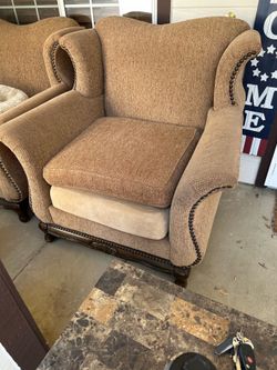 two sofa chairs