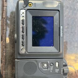 Sharp Viewcam VL-E600U, a vintage 8mm LCD camcorder.