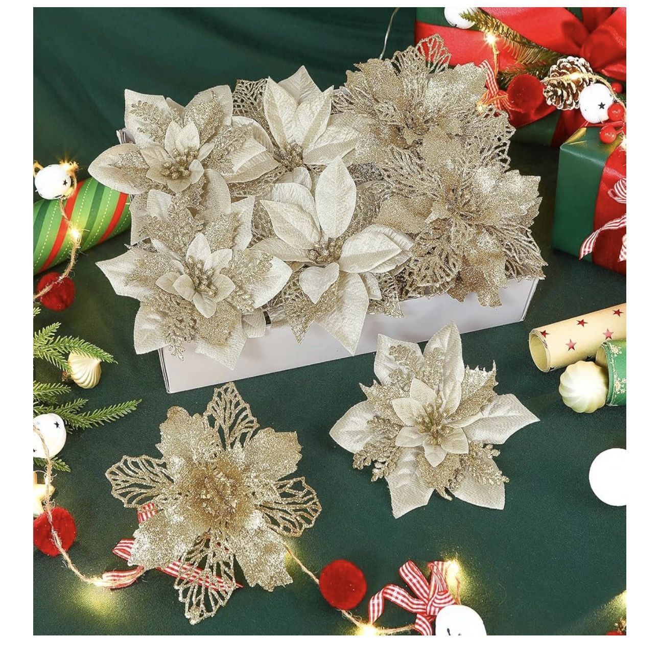 Christmas Artificial Flowers 3 Styles