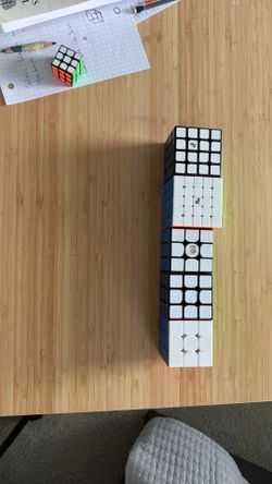 Speed cubes(3x3, 4x4, 5x5