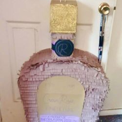 Crown Royal–inspired piñata! 